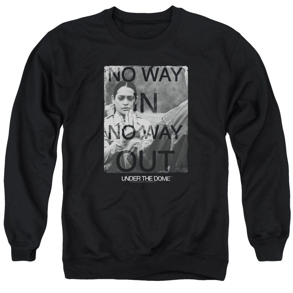 Under the Dome Trapped Mens Crewneck Sweatshirt Black Officially Licensed