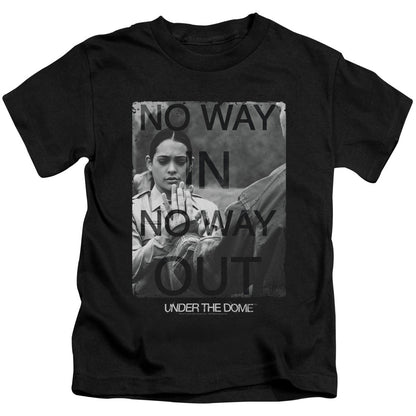 Under the Dome Trapped Juvenile Kids Youth T Shirt Black Officially Licensed