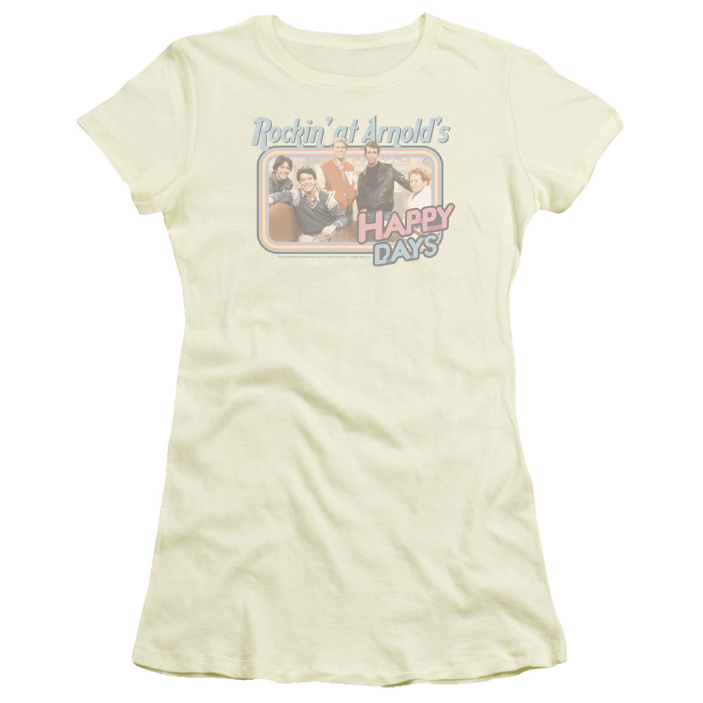 Happy Days on the Record Juvenile Kids Youth T Shirt Navy Officially Licensed