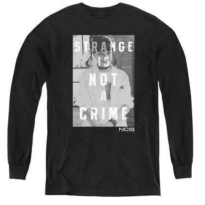 Ncis Strange Long Sleeve Kids Youth T Shirt Black Officially Licensed