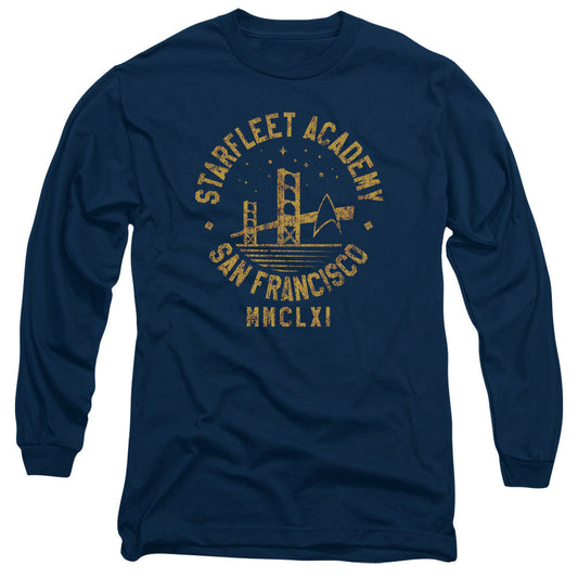Star Trek Collegiate Bridge Mens Long Sleeve Shirt Navy Officially Licensed Officially Licensed