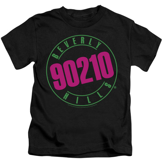 90210 Neon Juvenile Kids Youth T Shirt Black Officially Licensed