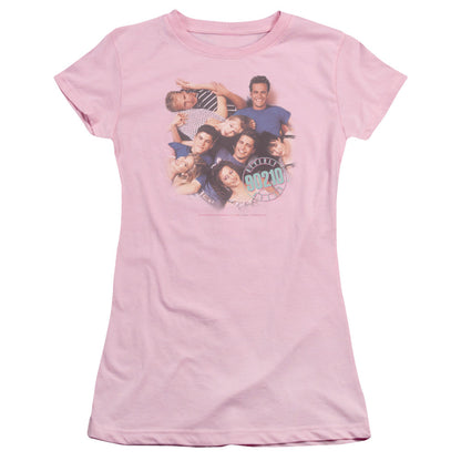 90210 Gang in Logo Juvenile Kids Youth T Shirt Pink Officially Licensed