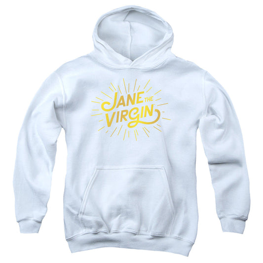Jane the Virgin Golden Logo Kids Youth Hoodie White Officially Licensed