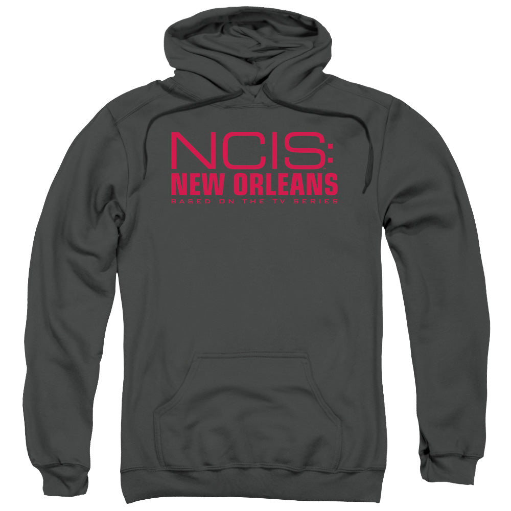 Ncis:New Orleans Logo Mens Hoodie Charcoal Officially Licensed