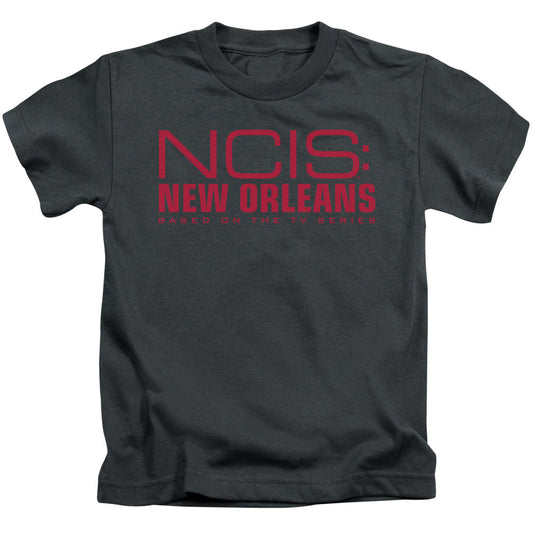Ncis:new Orleans Logo Juvenile Kids Youth T Shirt Charcoal Officially Licensed