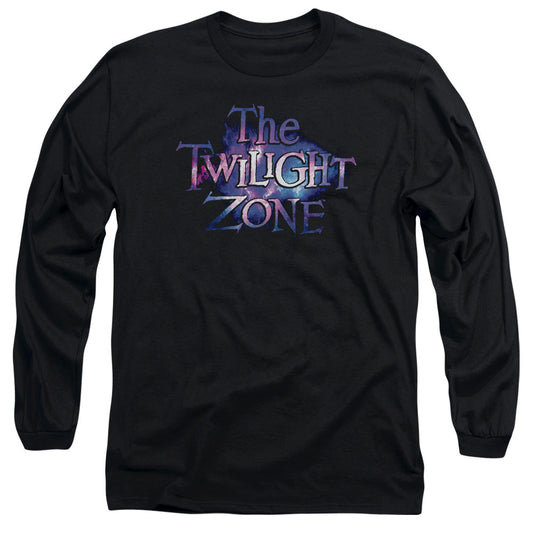 Twilight Zone Twilight Galaxy Mens Long Sleeve Shirt Black Officially Licensed