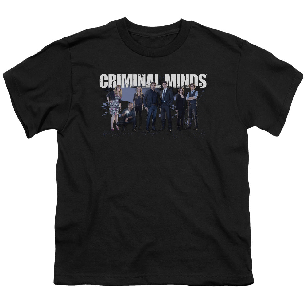 Criminal Minds Season 10 Cast Kids Youth T Shirt Black Officially Licensed