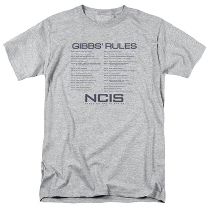Ncis Gibbs Rules Mens T Shirt Athletic Heather Officially Licensed