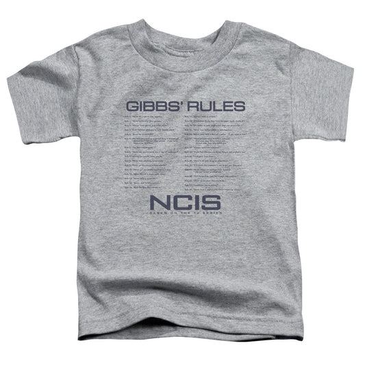 Ncis Gibbs Rules Toddler Kids Youth T Shirt Athletic Heather Officially Licensed