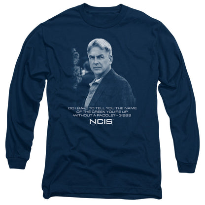 Ncis Creek Mens Long Sleeve Shirt Navy Officially Licensed