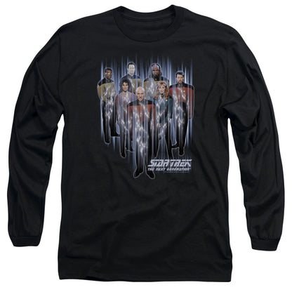Star Trek Beam Us Up Mens Long Sleeve Shirt Black Officially Licensed Officially Licensed