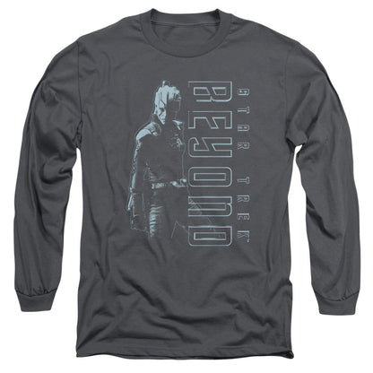 Star Trek Beyond Jaylah Mens Long Sleeve Shirt Charcoal Officially Licensed Officially Licensed