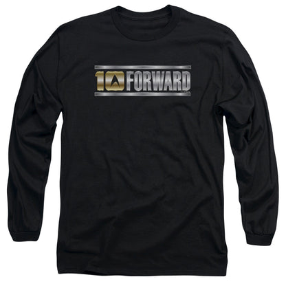 Star Trek Ten Forward Mens Long Sleeve Shirt Black Officially Licensed Officially Licensed
