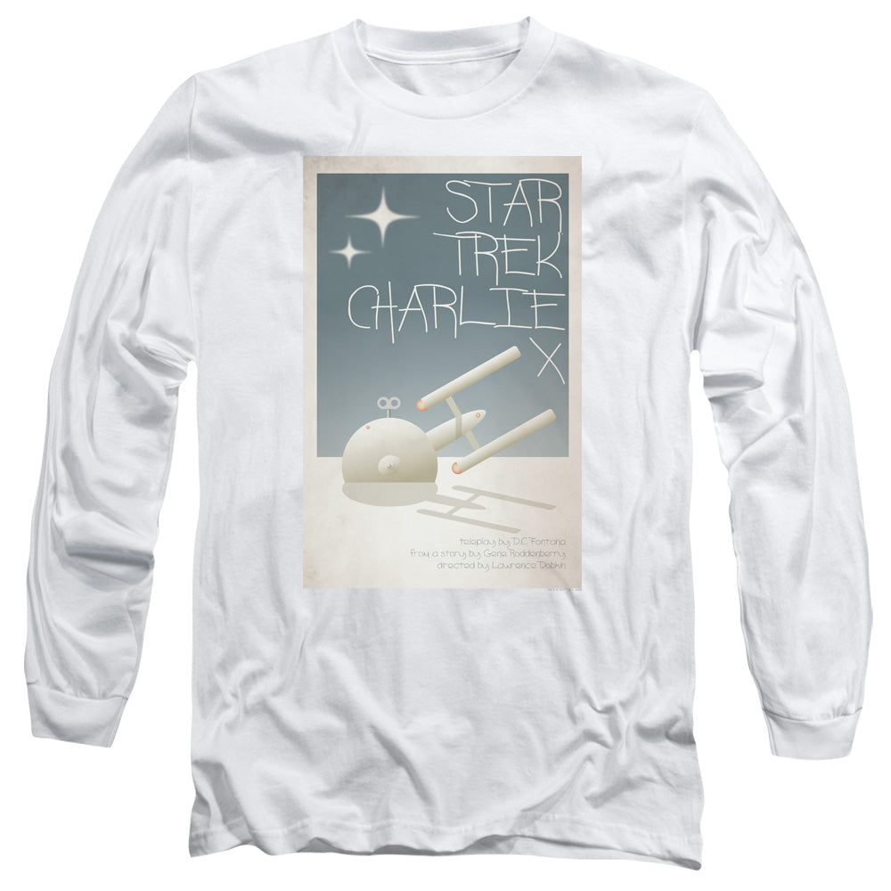 Star Trek Tos Episode 2 Mens Long Sleeve Shirt White Officially Licensed Officially Licensed