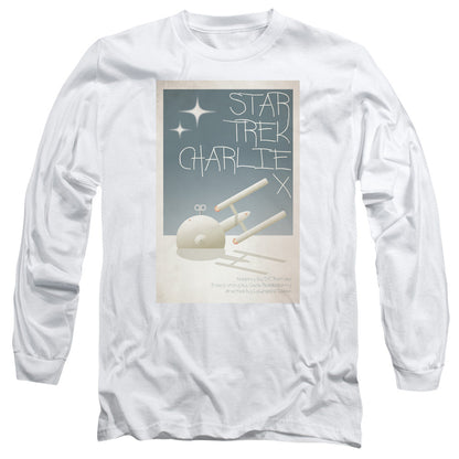 Star Trek Tos Episode 2 Mens Long Sleeve Shirt White Officially Licensed Officially Licensed