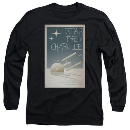 Star Trek Tos Episode 2 Mens Long Sleeve Shirt Black Officially Licensed Officially Licensed
