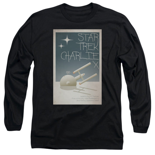 Star Trek Tos Episode 2 Mens Long Sleeve Shirt Black Officially Licensed Officially Licensed