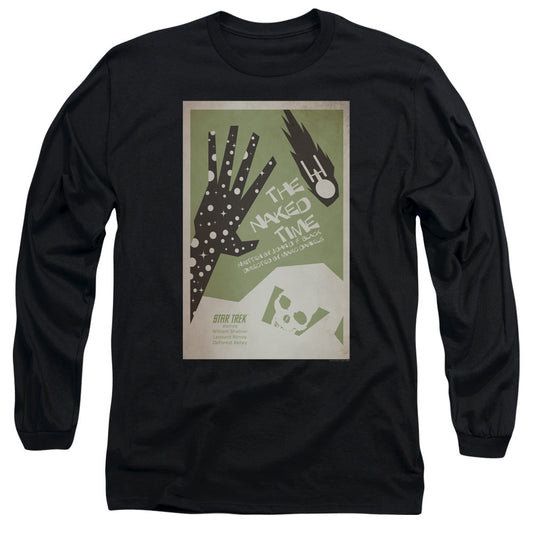 Star Trek Tos Episode 4 Mens Long Sleeve Shirt Black Officially Licensed