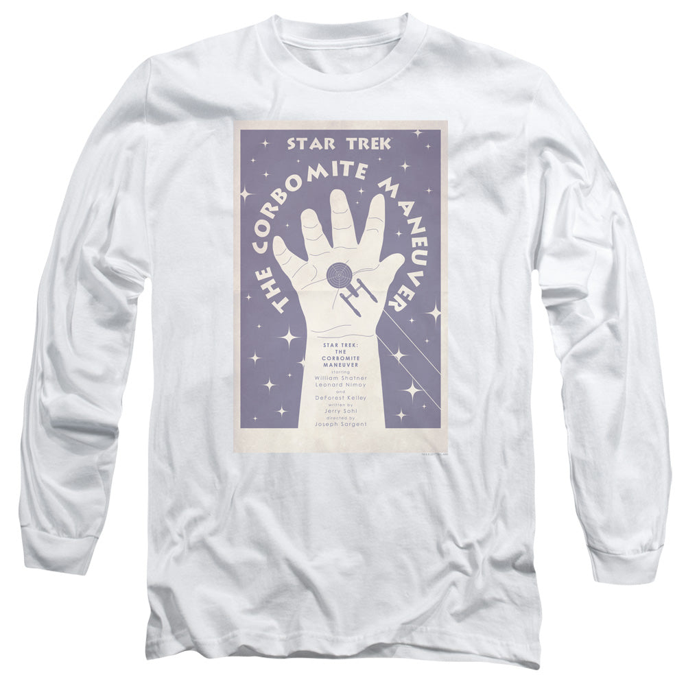 Star Trek Tos Episode 10 Mens Long Sleeve Shirt White Officially Licensed Officially Licensed