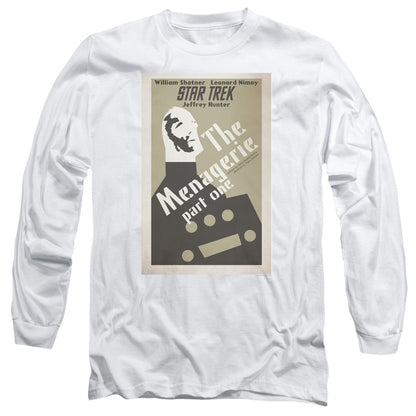 Star Trek Tos Episode 11 Mens Long Sleeve Shirt White Officially Licensed Officially Licensed