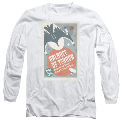 Star Trek Tos Episode 14 Mens Long Sleeve Shirt White Officially Licensed Officially Licensed