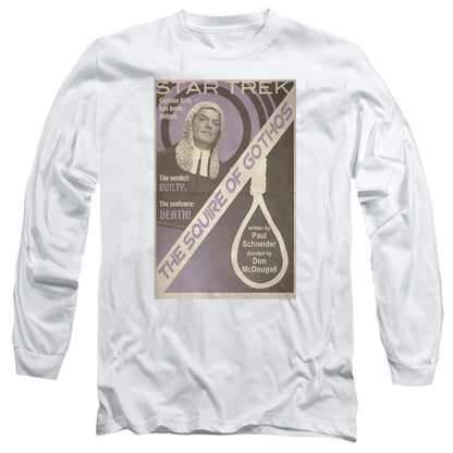 Star Trek Tos Episode 17 Mens Long Sleeve Shirt White Officially Licensed Officially Licensed