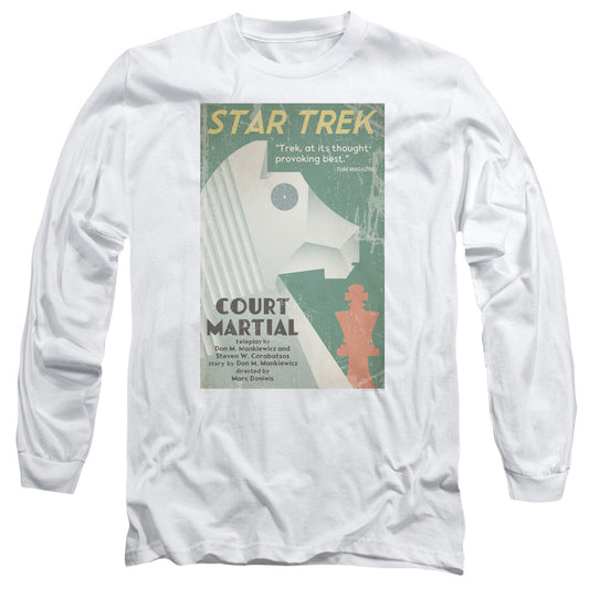 Star Trek Tos Episode 20 Mens Long Sleeve Shirt White Officially Licensed Officially Licensed
