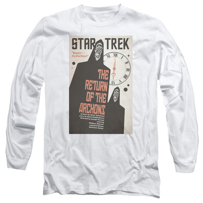 Star Trek Tos Episode 21 Mens Long Sleeve Shirt White Officially Licensed Officially Licensed
