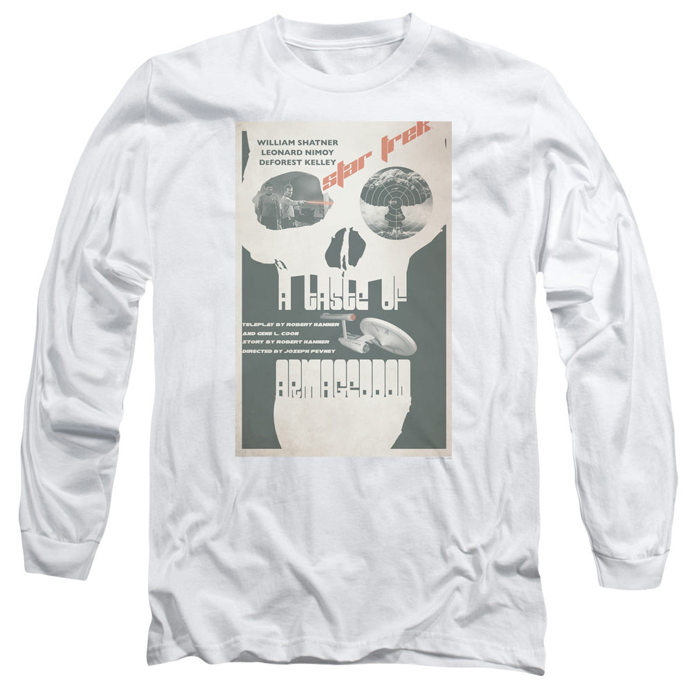 Star Trek Tos Episode 23 Mens Long Sleeve Shirt White Officially Licensed Officially Licensed