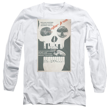 Star Trek Tos Episode 23 Mens Long Sleeve Shirt White Officially Licensed Officially Licensed