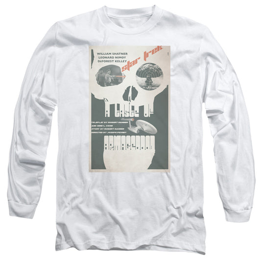 Star Trek Tos Episode 23 Mens Long Sleeve Shirt White Officially Licensed Officially Licensed