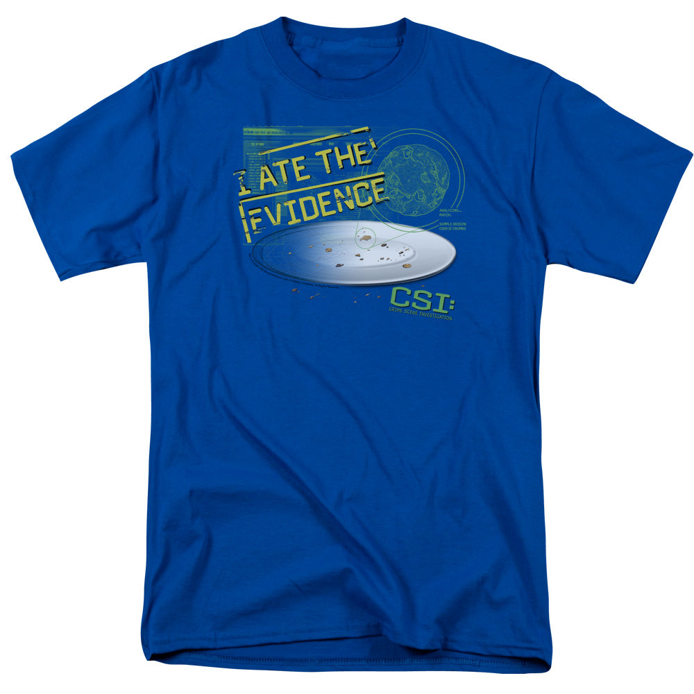 Csi I Ate The Evidence Mens T Shirt Royal Officially Licensed