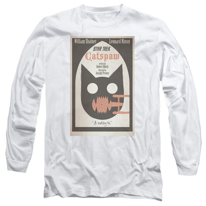 Star Trek Tos Episode 36 Mens Long Sleeve Shirt White Officially Licensed Officially Licensed