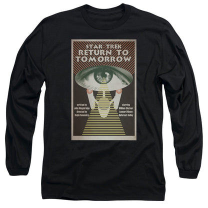 Star Trek Tos Episode 49 Mens Long Sleeve Shirt Black Officially Licensed