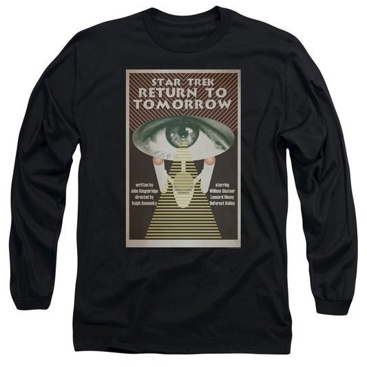 Star Trek Tos Episode 49 Mens Long Sleeve Shirt Black Officially Licensed