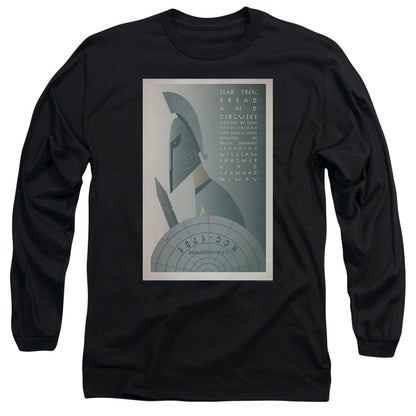 Star Trek Tos Episode 54 Mens Long Sleeve Shirt Black Officially Licensed