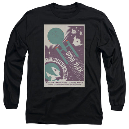 Star Trek Tos Episode 57 Mens Long Sleeve Shirt Black Officially Licensed