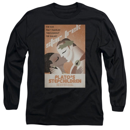 Star Trek Tos Episode 65 Mens Long Sleeve Shirt Black Officially Licensed