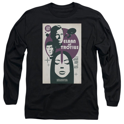 Star Trek Tos Episode 68 Mens Long Sleeve Shirt Black Officially Licensed
