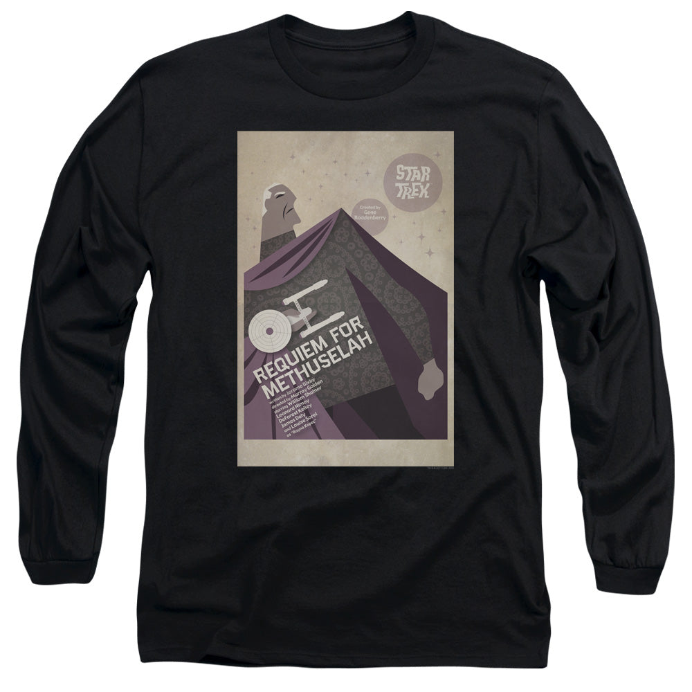Star Trek Tos Episode 74 Mens Long Sleeve Shirt Black Officially Licensed