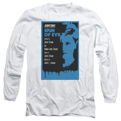 Star Trek Tng Season 1 Episode 23 Mens Long Sleeve Shirt White Officially Licensed Officially Licensed