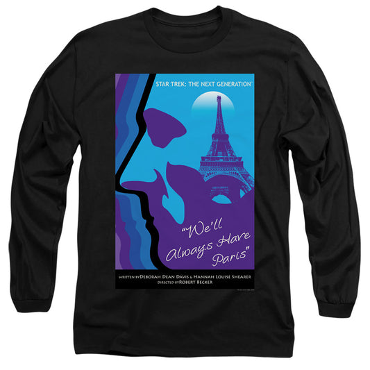 Star Trek Tng Season 1 Episode 24 Mens Long Sleeve Shirt Black Officially Licensed Officially Licensed
