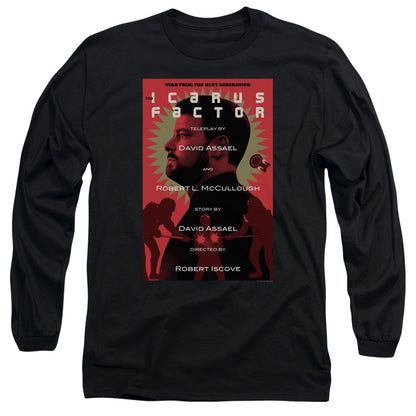 Star Trek Tng Season 2 Episode 14 Mens Long Sleeve Shirt Black Officially Licensed Officially Licensed