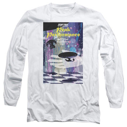 Star Trek Tng Season 2 Episode 21 Mens Long Sleeve Shirt White Officially Licensed Officially Licensed