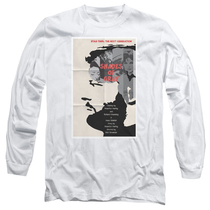 Star Trek Tng Season 2 Episode 22 Mens Long Sleeve Shirt White Officially Licensed Officially Licensed