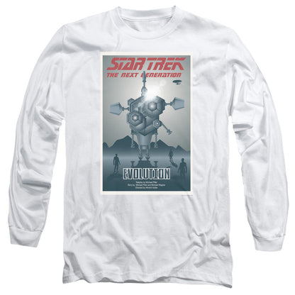 Star Trek Tng Season 3 Episode 1 Mens Long Sleeve Shirt White Officially Licensed Officially Licensed