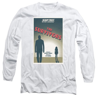 Star Trek Tng Season 3 Episode 3 Mens Long Sleeve Shirt White Officially Licensed Officially Licensed