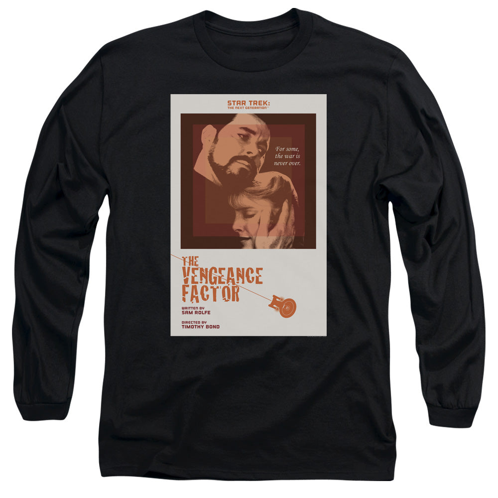 Star Trek Tng Season 3 Episode 9 Mens Long Sleeve Shirt Black Officially Licensed Officially Licensed