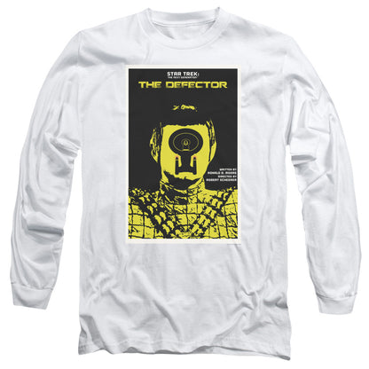 Star Trek Tng Season 3 Episode 10 Mens Long Sleeve Shirt White Officially Licensed Officially Licensed